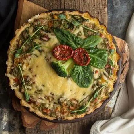 Tarte gourmande au fromage sans oeuf