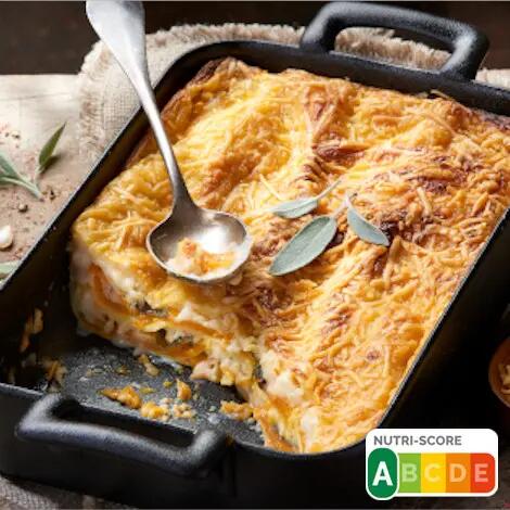 Lasagne de courge butternut au gouda Recette au fromage