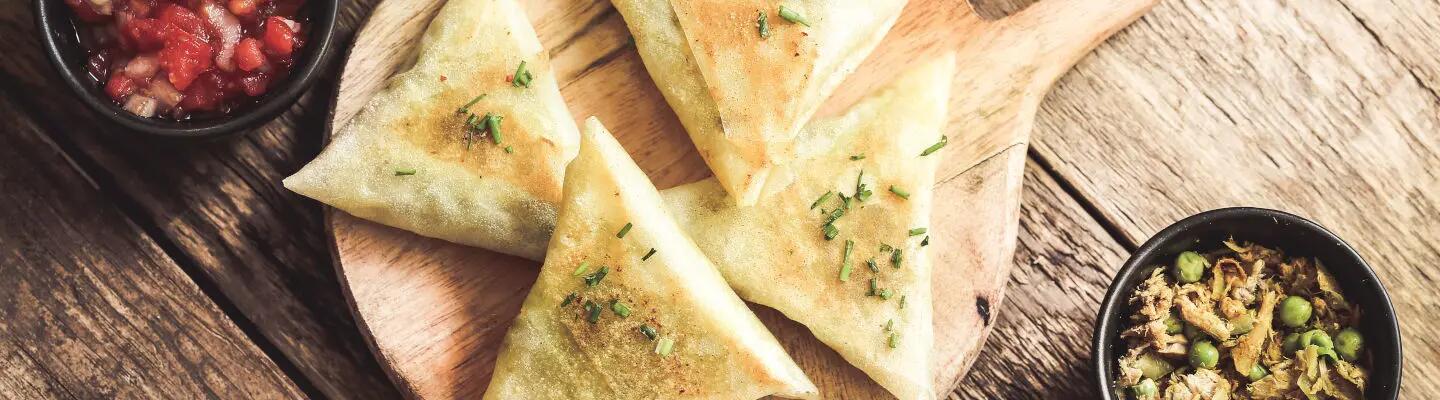 Recette : Bricks aux épinards, thon et fromage Frais