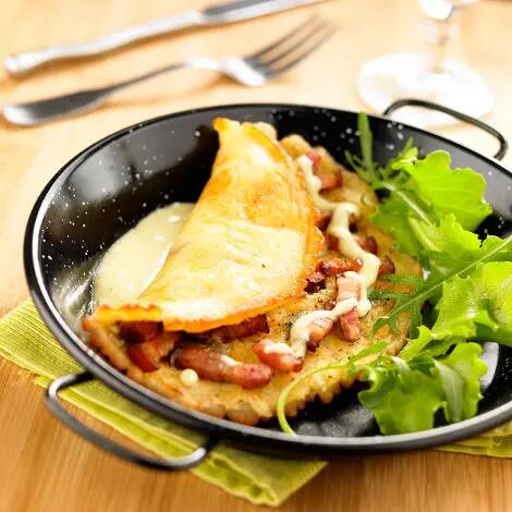 Recette : Pascade aux lardons et au fromage