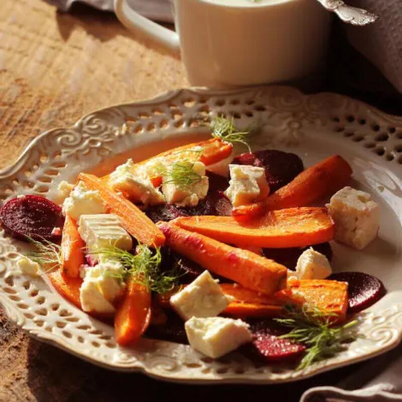 Recette : Salade de carottes aux épices et fromage frais