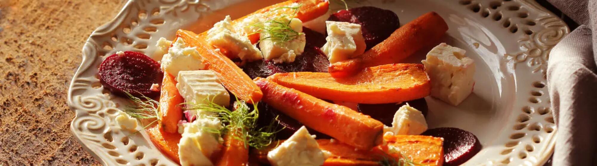 Recette : Salade de carottes aux épices et fromage frais