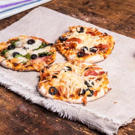 Recette : Pizzettas aux sardines et fromage de brebis