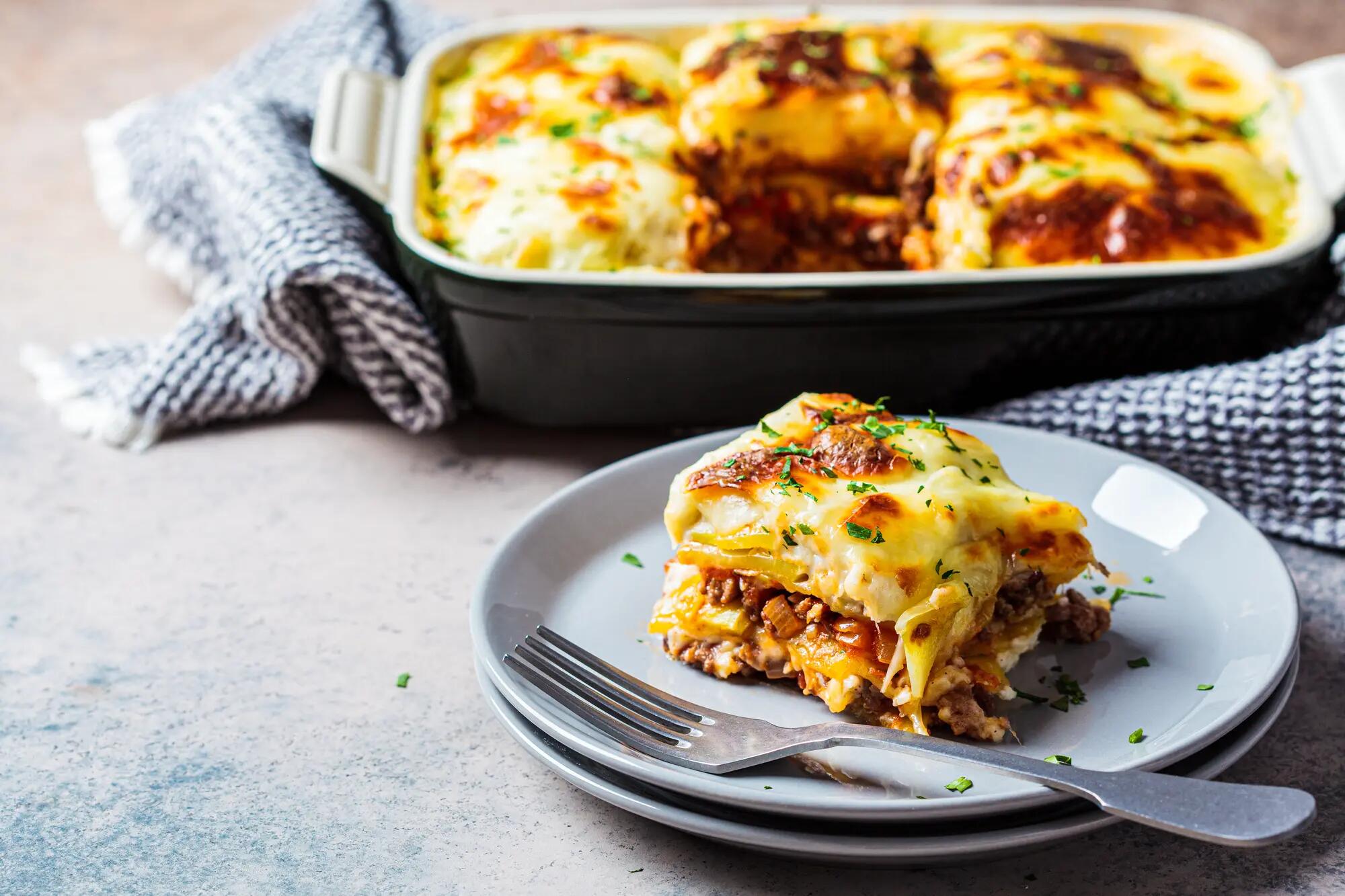 Recettes : Moussaka au fromage