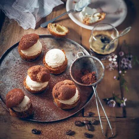 Petits Choux A La Creme Mascarpone Et Au Fromage Frais Recette Au Fromage