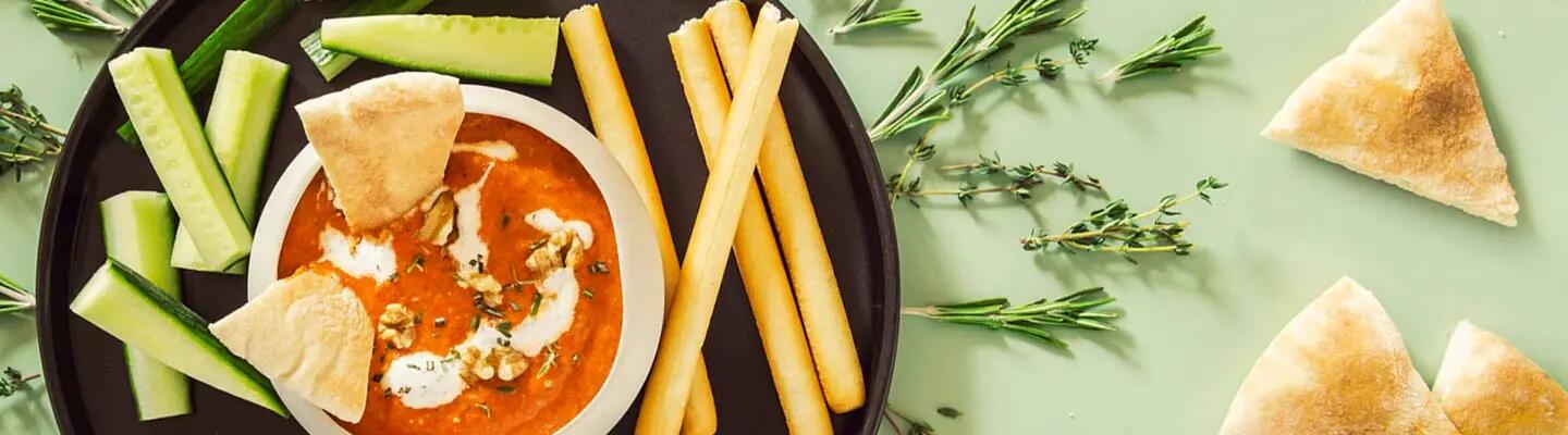 Recette : Muhammara à la tartinade végétale et herbes de Provence