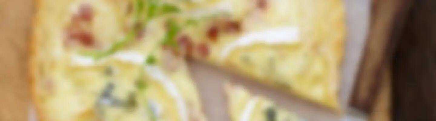 Recette : Tarte flambée au bleu