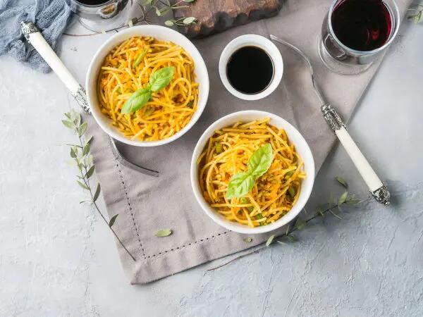 spaghetti au thon et curry