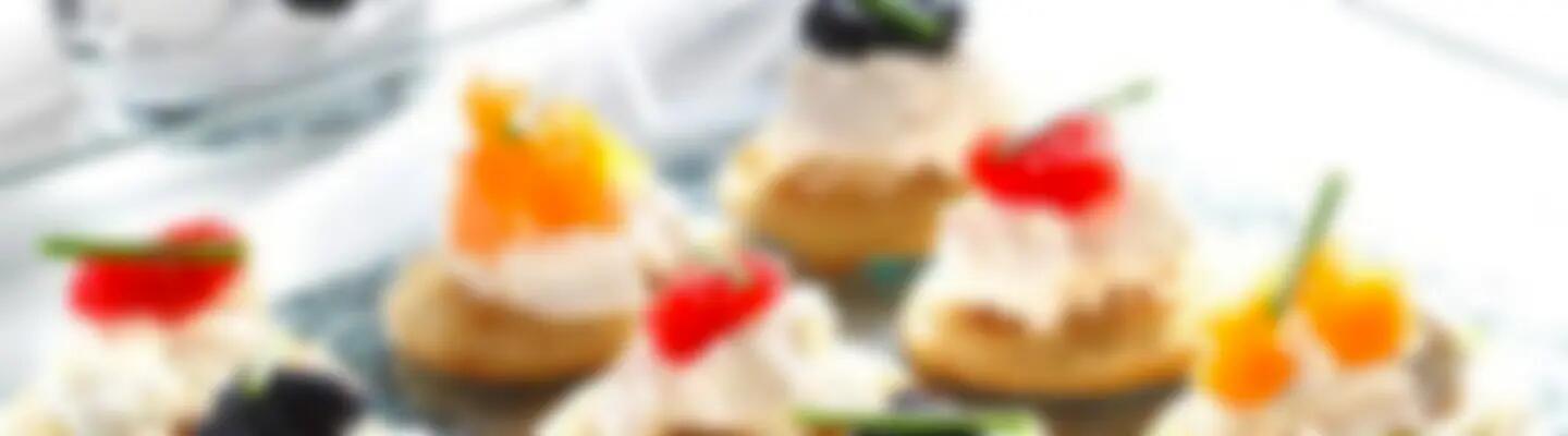 Recette : Amuse-bouches nordiques au fromage de chèvre frais