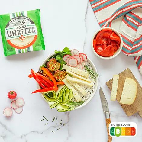 Recette : Buddha bowl aux falafels et fromage