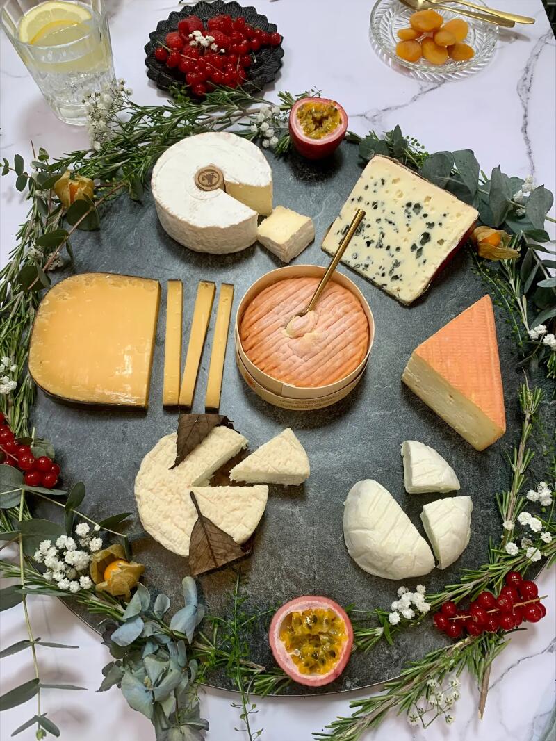 Plateau de fromage de fêtes