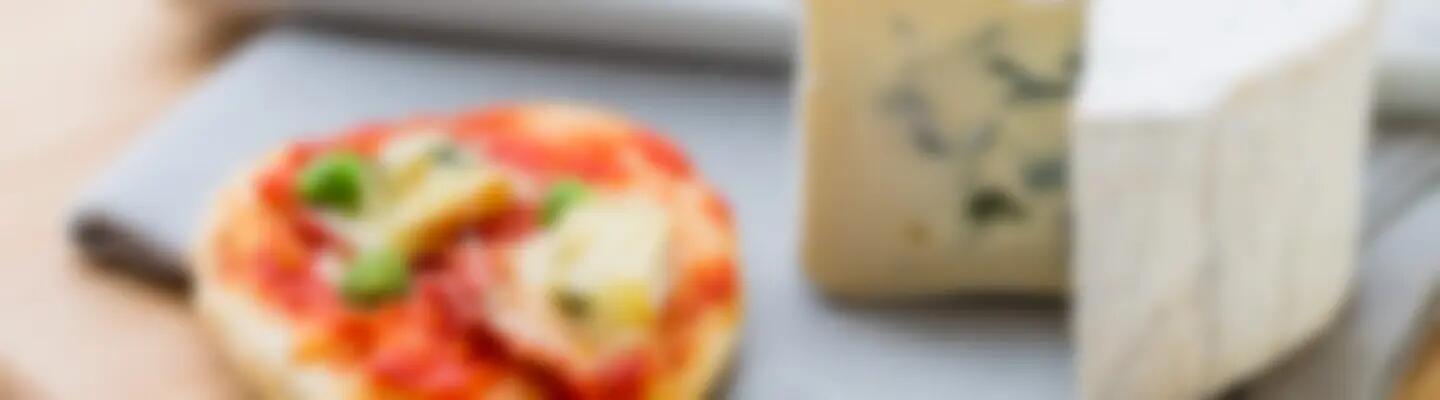 Recette : Mini pizzas apéritives au bleu