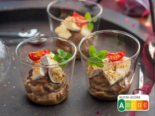 Verrine aubergine et fromage (TH01)