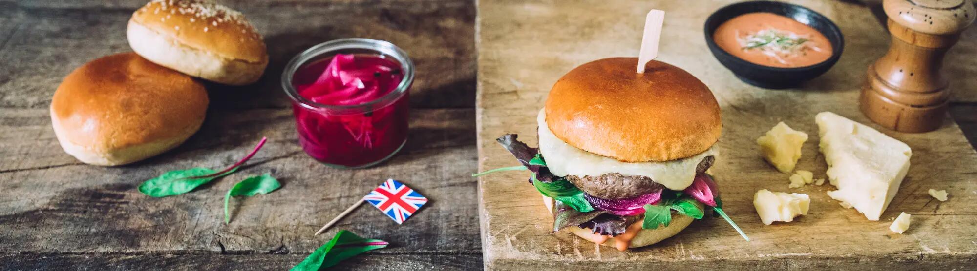 Recette : Burger au cheddar : la recette facile