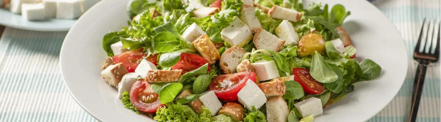 Recette : Salade composée au fromage de brebis