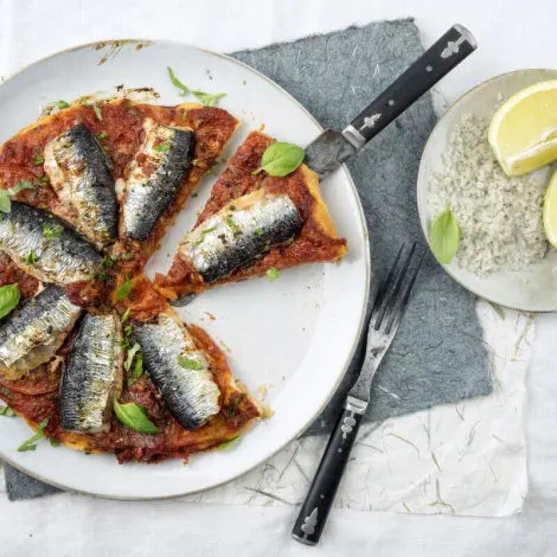Recette : Tarte basque aux sardines fraîches et au fromage de brebis