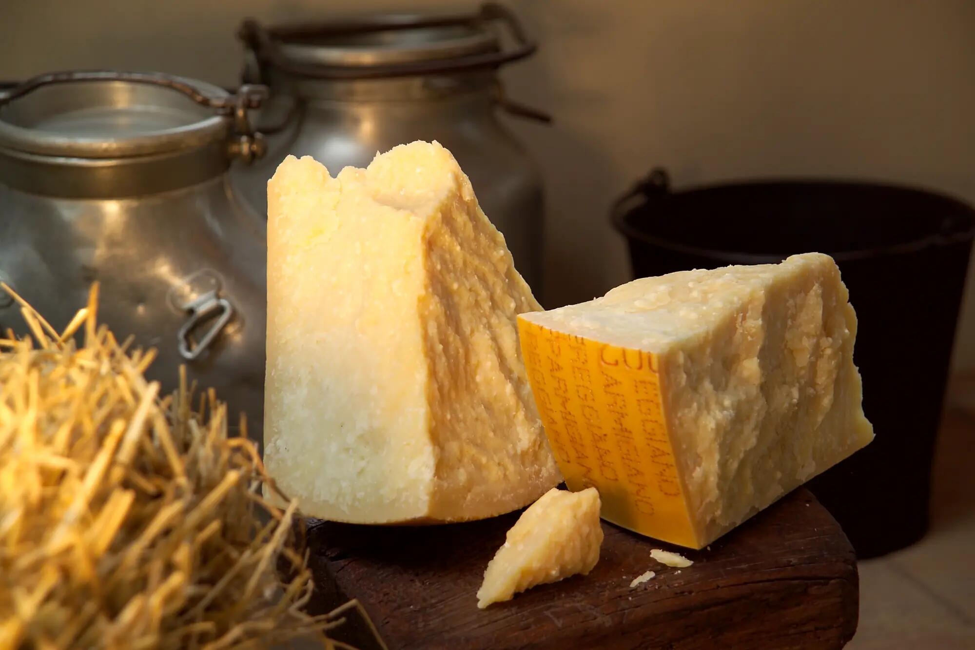 Parmigiano Reggiano 2 triangles horizontal