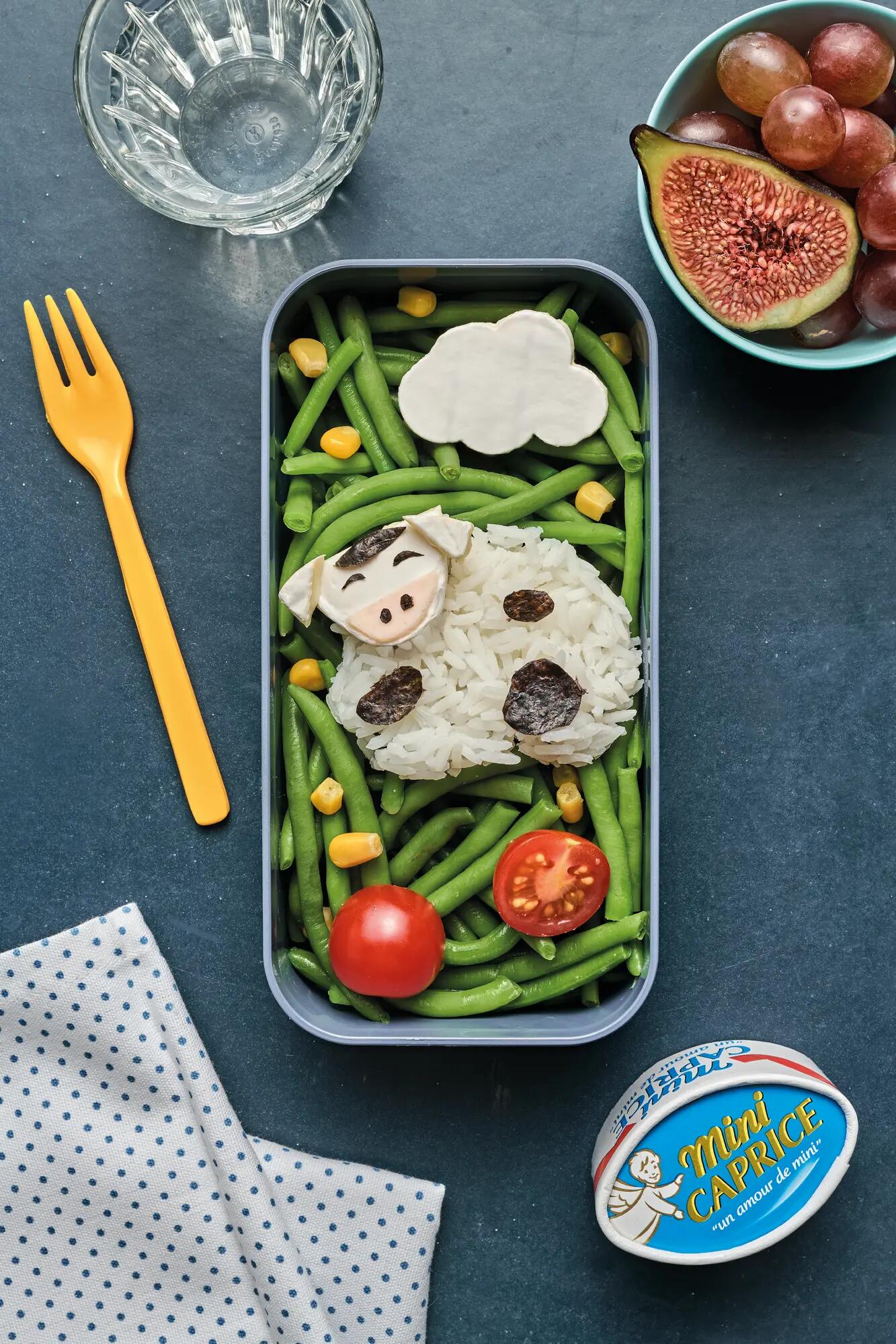 Recette : Lunch box enfant au fromage