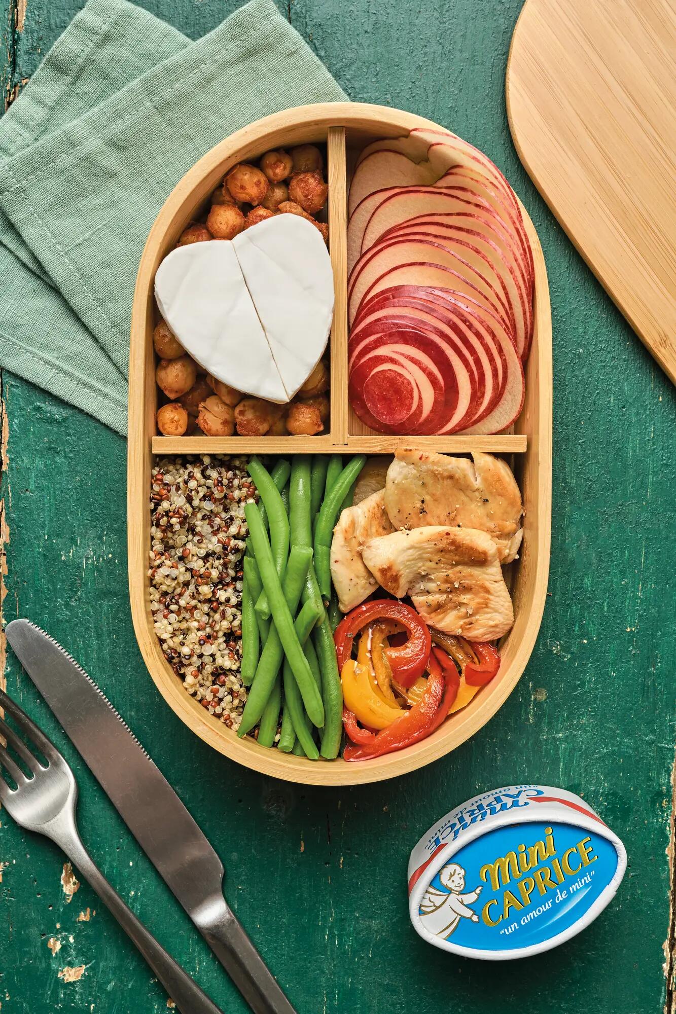 Lunch box été la recette au Mini Caprice