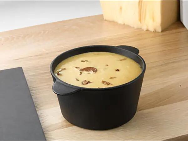 Recettes : Fondue savoyarde aux champignons
