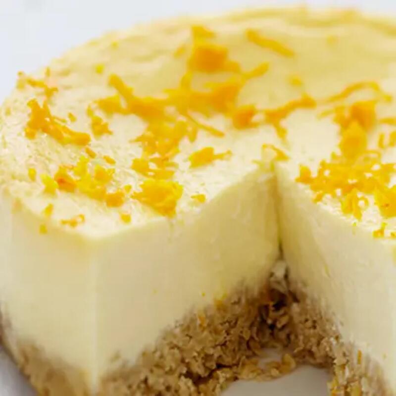 Recette : Cheesecake aux oranges et fromage frais