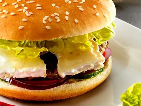 Recettes : Hamburger au camembert