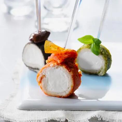 Recette : Mini roulés au fromage frais
