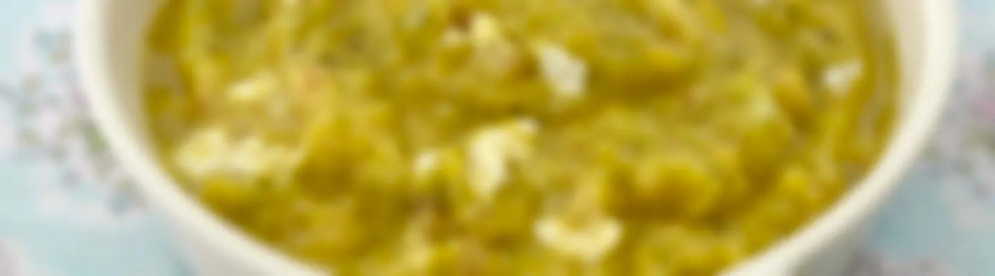 Recette : Purée de ratatouille douce au fromage frais