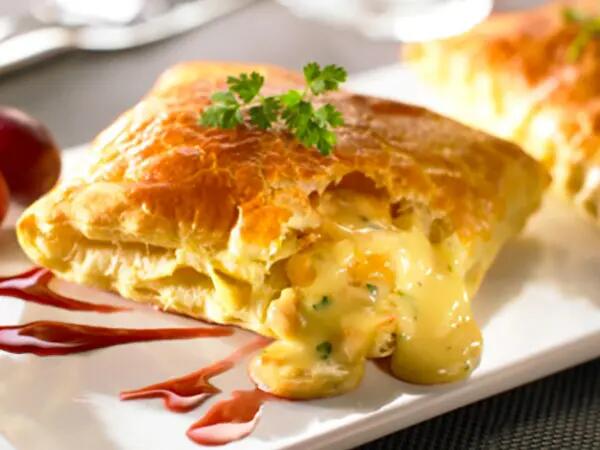 Recettes : Feuilleté au fromage et aux raisins