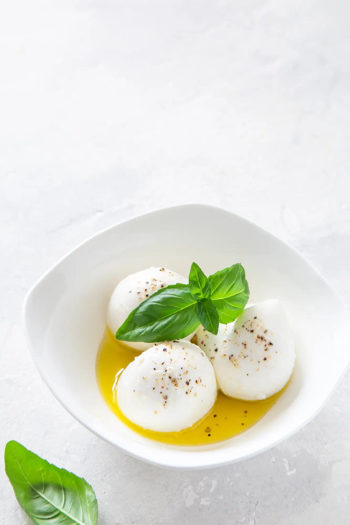 boules de mozzarella
