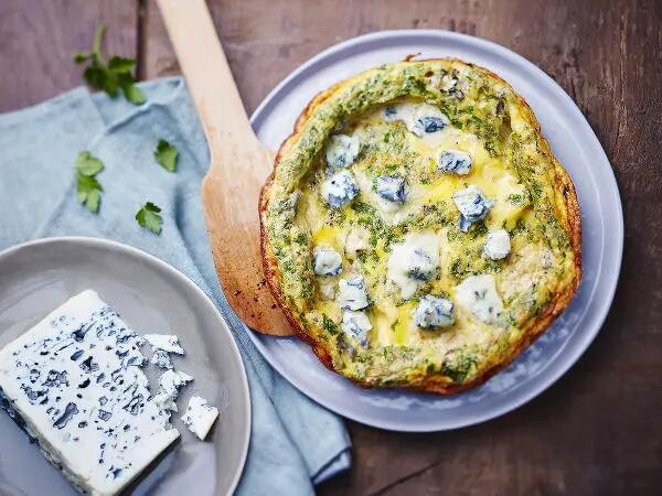 Recettes : Omelette au bleu