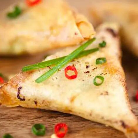 Recette : Samoussa au boeuf et fromage bleu