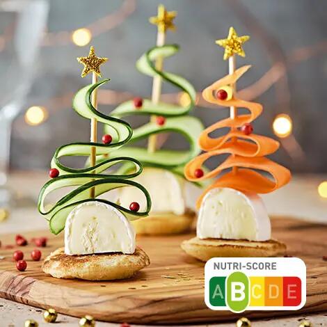 Recette : Mini sapins au fromage