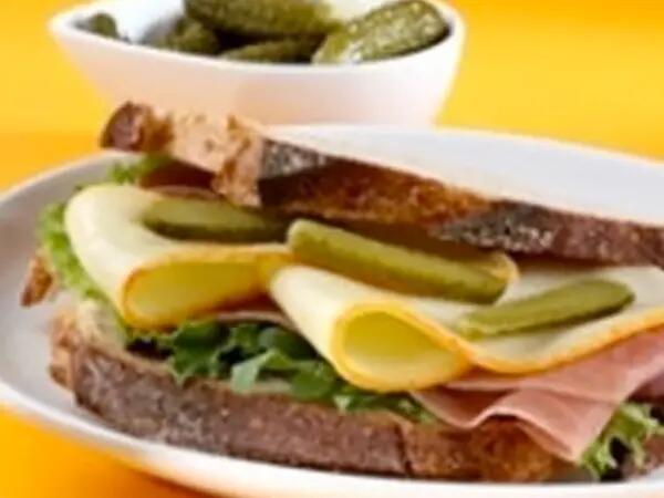 Recettes : Sandwichs campagnards au fromage et jambon de pays