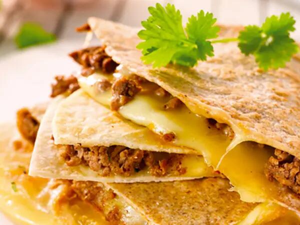 Recettes : Quesadillas au fromage à raclette