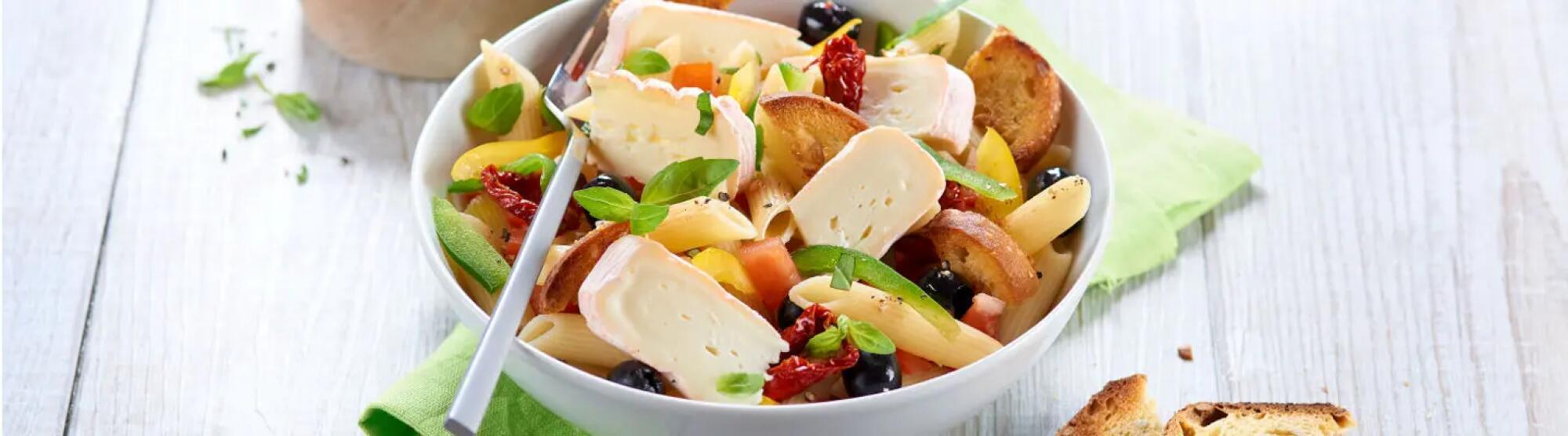 Recette : Salade de pâtes italienne au fromage