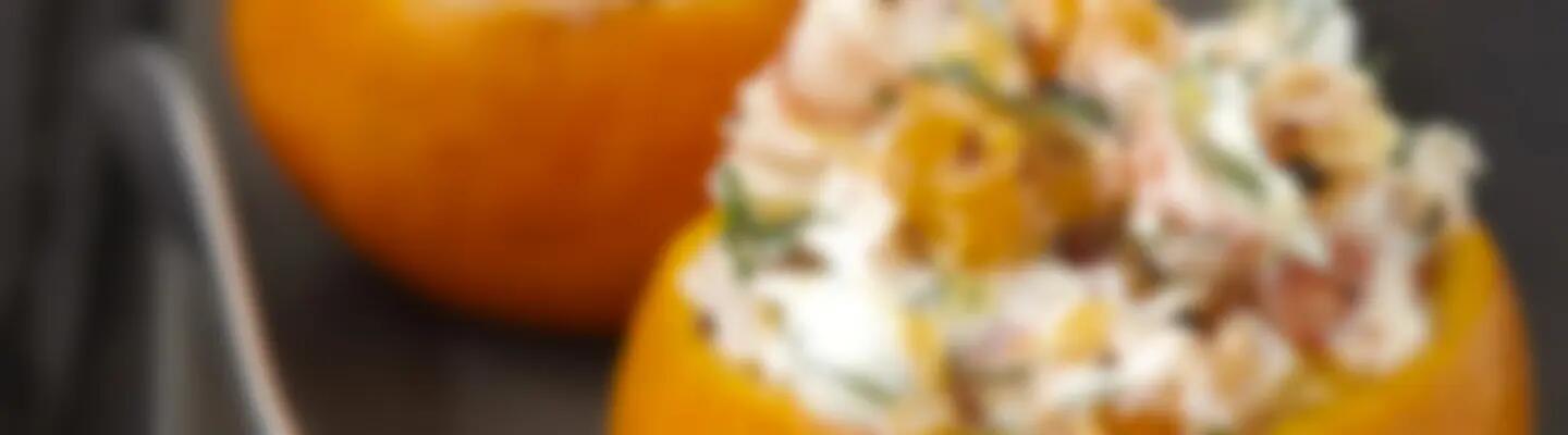 Recette : Clémentines aux crevettes et fromage frais