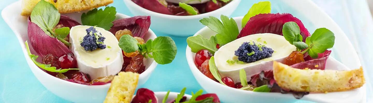 Recette : Salade de mesclun au fromage