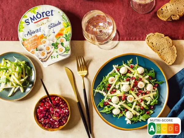Salade de fenouil et billes fromage St Moret