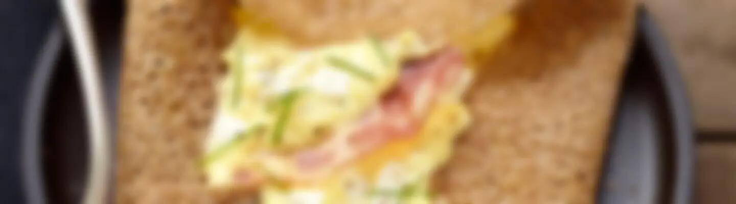 Recette : Galette gourmande au fromage frais