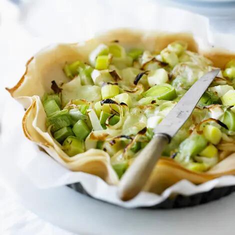 Recette : Tartelette aux poireaux et maroilles