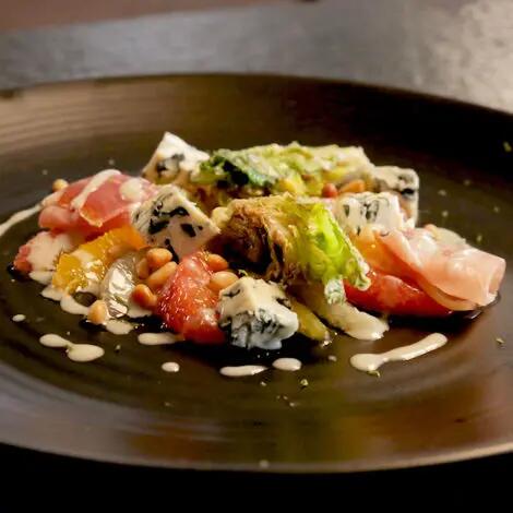 Recette : Salade d'agrumes au fromage bleu