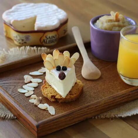 Recette : Hérisson au fromage du goûter