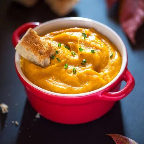 Recette : Soupe de potimarron au fromage