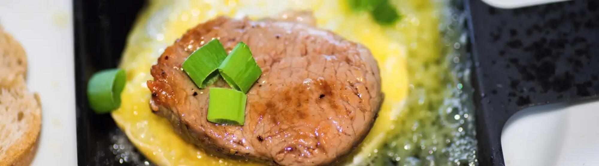 Recette : Raclette au steak haché poivron vert