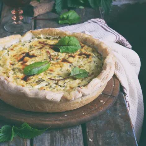 Recette : Tarte aux blettes et au chèvre