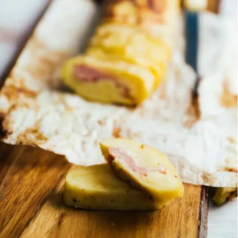 Recette : Roulé de pomme de terre et fromage à raclette