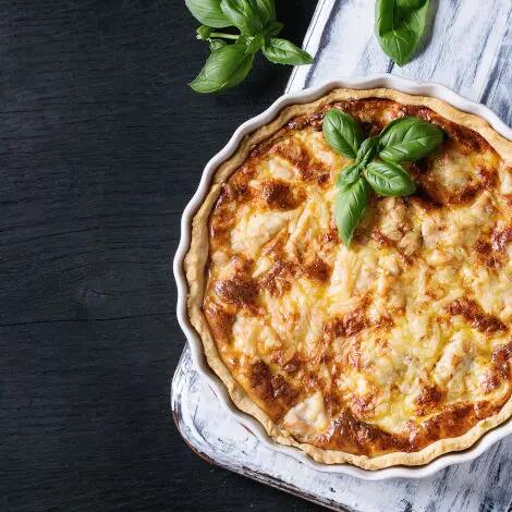 Recette : Tarte à la fondue 3 fromages