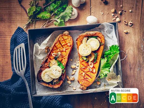 Recettes : Courge butternut farcie au chèvre