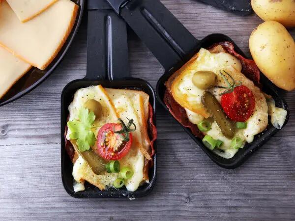 Recettes : Raclette originale aux champignons